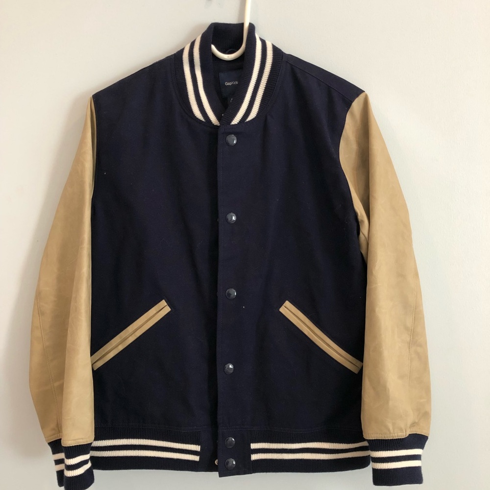 Barely Worn Navy Varsity Jacket